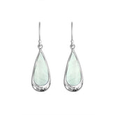 AE-6254-MOP Sterling Silver Earring With Mother Of Pearl Jewelry Bali Designs Inc
